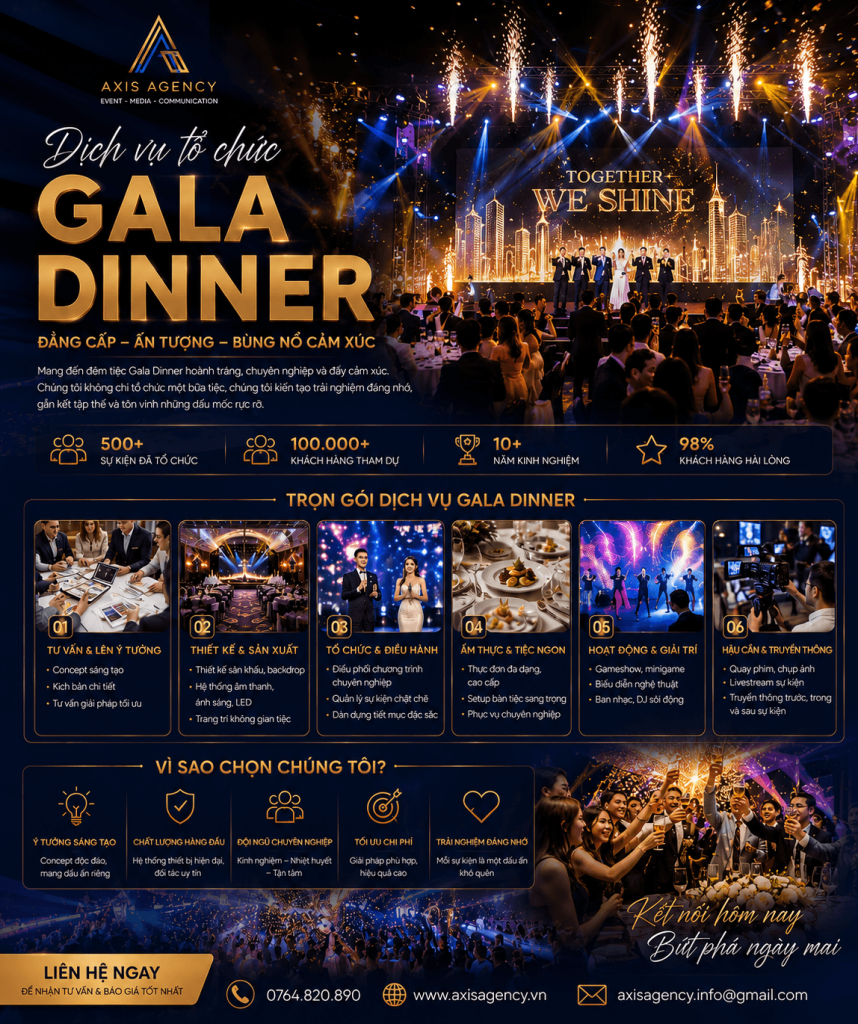 Tổ chức Gala Dinner doanh nghiệp 